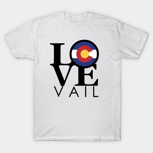 LOVE Vail Colorado T-Shirt by HomeBornLoveColorado